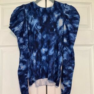 Inc international concept Indigo blouse size small
